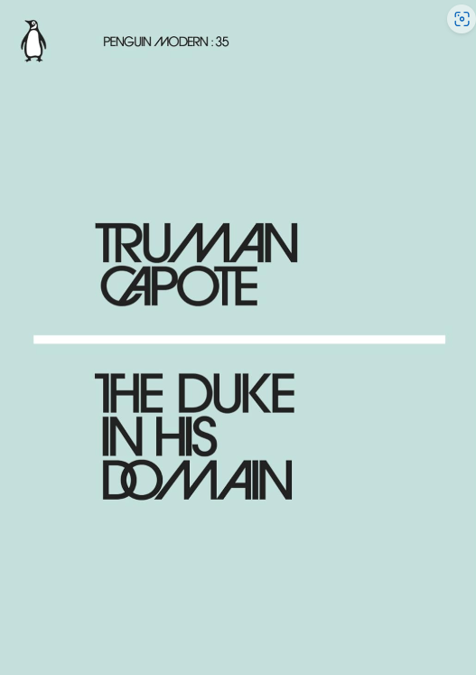 Truman Capote - The Duke in His Domain (EN)