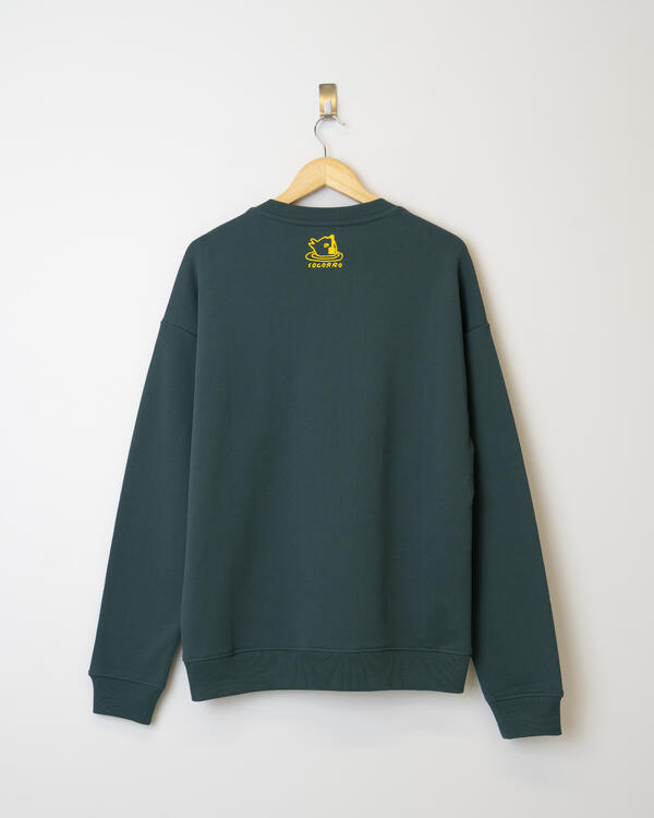 Sweater Verde / Gato Amarelo