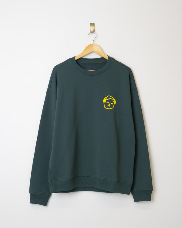 Sweater Verde / Gato Amarelo